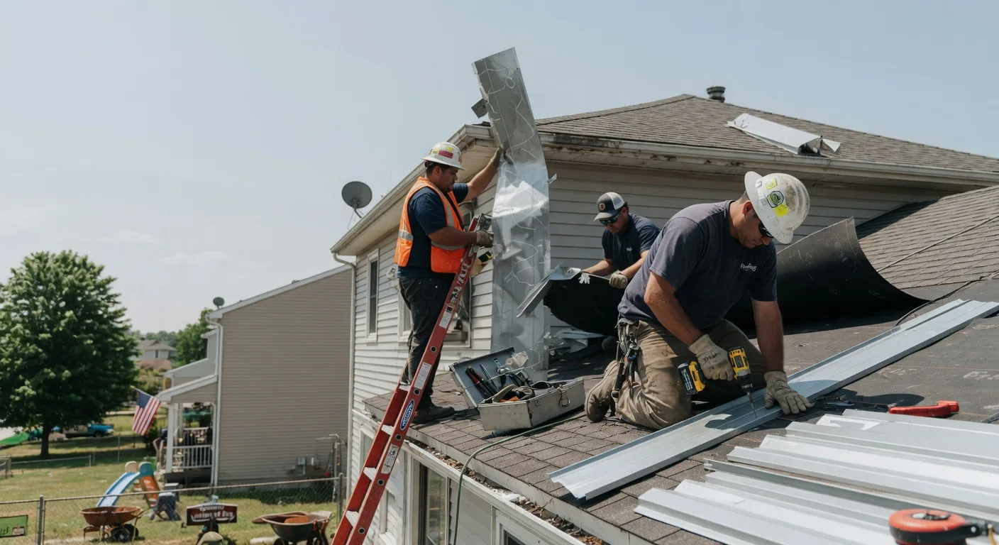Metal Roof Repair in Morganville, KS